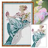 (Multi Style)Queen Of Seasons-Full Embroidery 2 Strands 14CT Stamped Cross Stitch-41*59CM