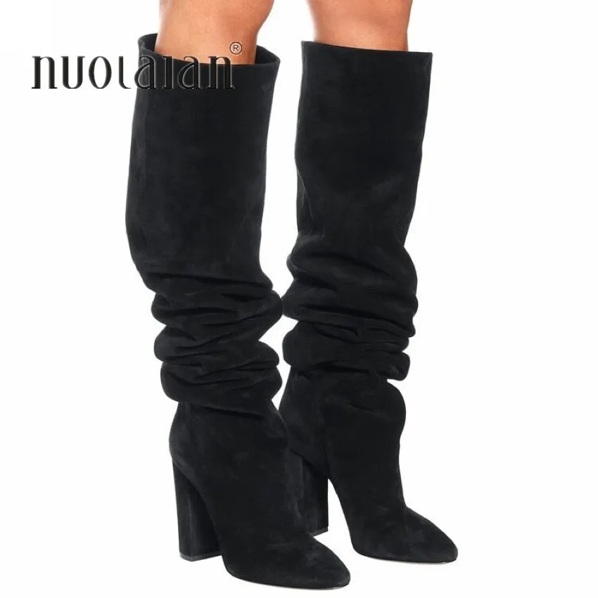 Plus Size 35-42 Over the Knee Boots Women New Design Fur Warm Winter Shoes Women Fashion Thigh High Boots Long Woman Footwear