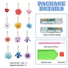 12Pcs DIY Flower Diamond Painting Keychain(Double-Sided)