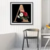 Flower Alphabet A - Full Round Diamond Painting 30*30cm
