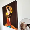 (US Local)Pine Wood Frame for Canvas Oil Painting Diamond Picture DIY (40x60cm)
