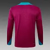 2024/2025 Psg Paris Saint-Germain Half-Pull Training Suit Purple-Red Football Shirt 1:1 Thai Quality