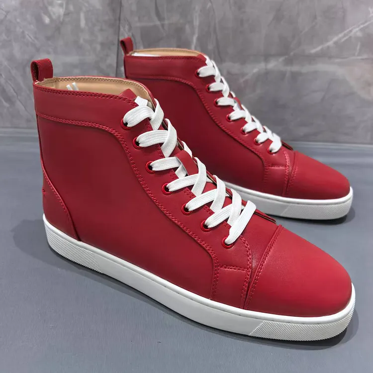 Gentleman's Prom Party  Shoes Red Bottom Round Toe Red Shoes VOCOSI VOCOSI
