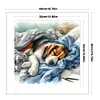 (Multi-Style) Sleeping Dog Cat-11CT Stamped Cross Stitch 40*40cm