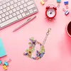 DIY Diamond Painting Butterfly Flower Lettter Keychain Kit