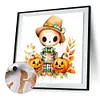 【Limited Stock Sale】Halloween Pumpkins  Skeletons-Paint by Numbers Acrylic Paintingg 40*40CM(Watercolor)