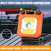 Hand Crank LED Camping Lantern Rechargeable Tent Light Camping Lamp for Outdoor
