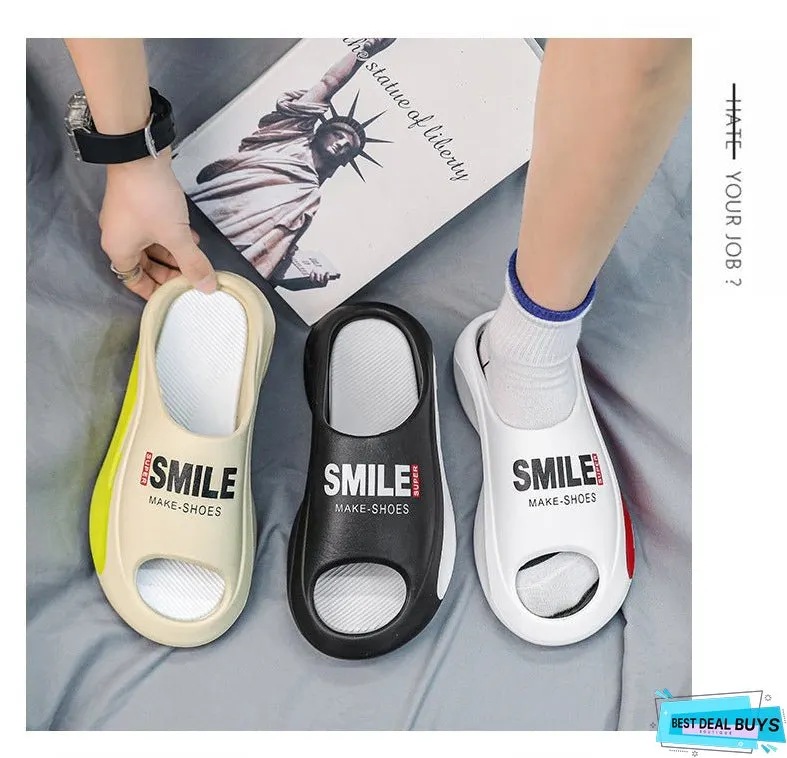 Cool Men's Summer Outdoor Thick-soled Hollow Sandals