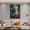 Leopard-11CT Stamped Cross Stitch 40*60cm/15.75*23.62in (Big Size)