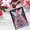 (US Local)50-Page A5 Christmas Tree Diamond Painting Notebook for Adult Holiday Gift
