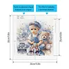 Diamond Painting-DIY Crystal Rhinestone Playing Boy