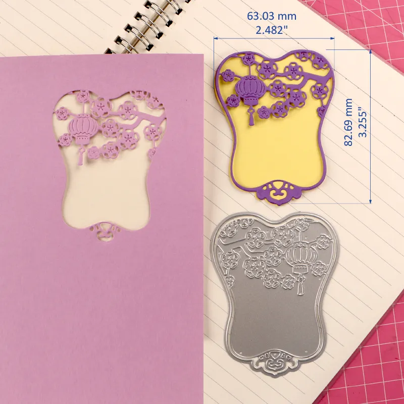 Nigikala METAL CUTTING DIES Chinese New Year 2023 new arrivals stencil DIY Scrapbook Paper Album