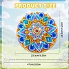 Diamond Painting Acrylic Single-Sided Drill Mandala Pendant Window Hanging Ornament