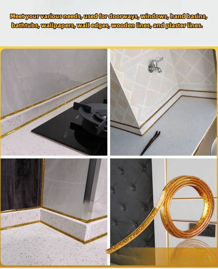 Household ceramic tile stove, pool and sink waterproof, mildew-proof and oil-proof beauty seam sticker