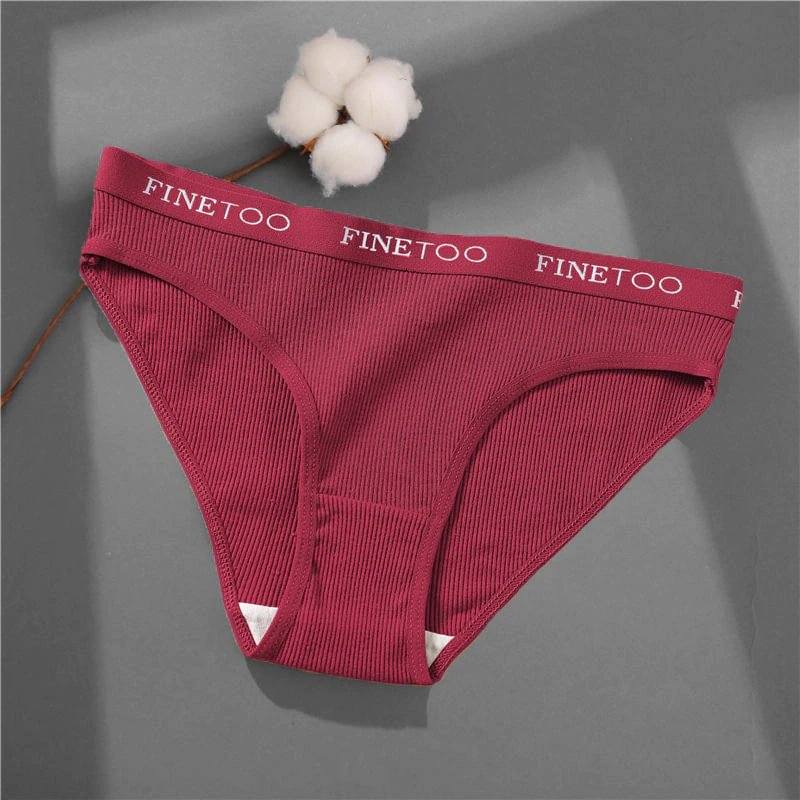Billionm Cotton Thread Panties for Women Low Waist Sexy Briefs Female Underpants Solid Color Underwear Women's Intimates Lingerie