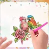 6Pcs Parrot Diamond Painting Fridge Magnet DIY Diamond Fridge Stickers