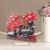 Acrylic Train Hear - 5D DIY Craft Ornament