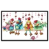 Chick Knitting Sweater - 11CT Stamped Cross Stitch 52*35cm/20.47*13.78in