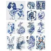 (Multi-Style) Blue And White Porcelain-11CT Stamped Cross Stitch 40*40cm/40*60cm
