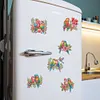 6Pcs Parrot Diamond Painting Fridge Magnet DIY Diamond Fridge Stickers