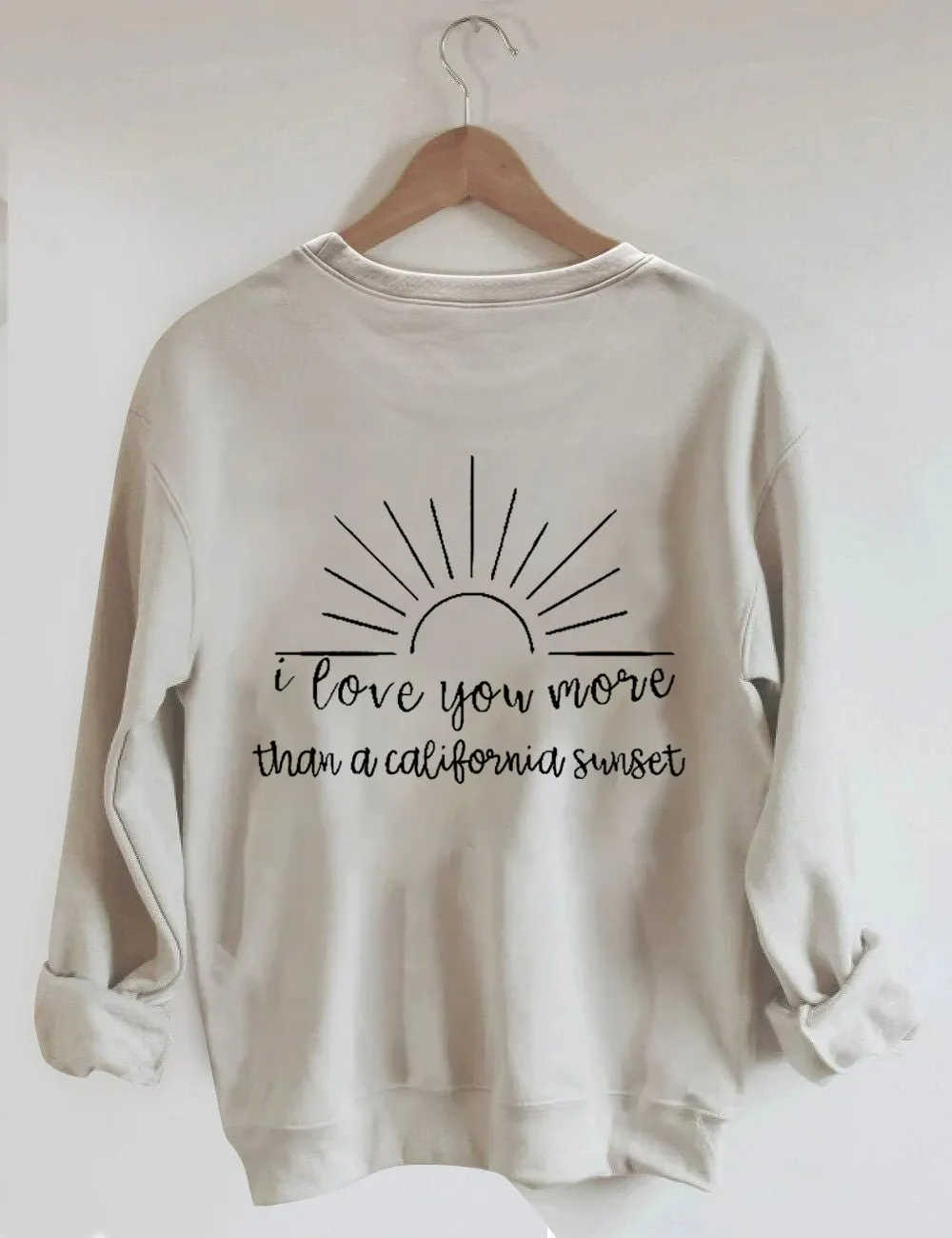 Love You More Sunset Sweatshirt