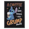 A Coffee A Day Keeps The Grump Away-11CT Stamped Cross Stitch 40*53cm