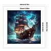 Sea Sailing Boat - 11CT Stamped Cross Stitch 40*40cm/15.75*15.75in