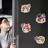6Pcs Butterfly Kitten Diamond Painting Fridge Magnet Diamond Art Magnets Decals Kit