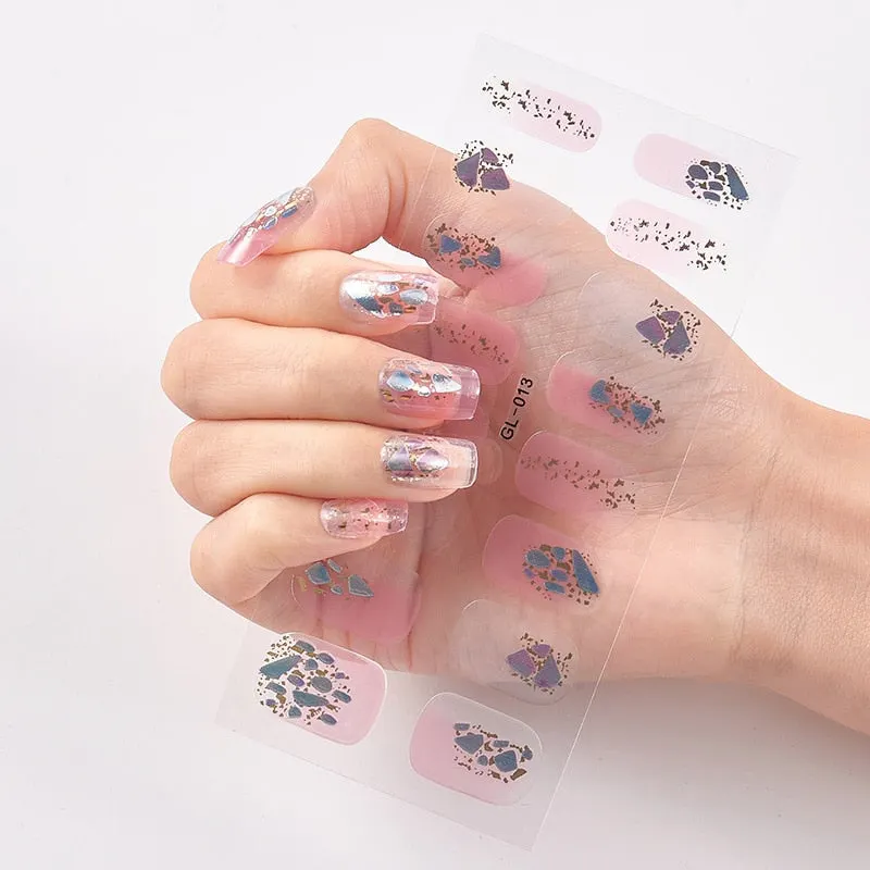 Three Sorts 0f Nail Stickers Nail Wraps DIY Full Cover Nail Stickers Novidades Designer Nail Decals Nails Sticker Designer
