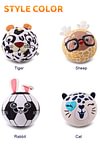 Dog Toys Ball, Indoor/Outdoor Interactive Dog Squeaky Balls for Tug of War, Puppy Birthday Gifts, Durable Plush Dog Toy for Small, Medium and Large Dogs