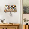  DIY Crafts Wooden Cute Dogs Diamond Painting Art Craft Wall Hooks Kit