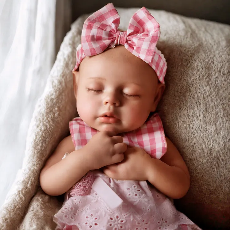 Babeside Lucy 12"/16'' Realistic Silicone Sleeping Baby Girl &ndash; A Gentle Gift of Comfort & Companionship
