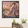 Japanese Geisha-Partial Special Shaped Diamond painting 30*30cm