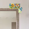 (US Local)Sunflowers Butterflies 5D DIY Wooden Diamond Painting Door Topper (Right)