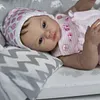 [🔊Heartbeat Sound and Breath💝] 17" Lifelike Reborn Weighted Body Doll Set Gift for Kids,Baby Doll Girl Named Sanfata - RBBI-Myrebornbabydoll&reg; Myrebornbabydoll&reg;