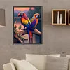 Perroquet Compl&egrave;te Carr&eacute; Diamant Peinture 30X40CM