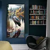 (US Local)Crane-11CT Stamped Cross Stitch Kit(40x70cm)