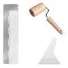 (US Local)3pcs 5D Diamond Painting Tool Set Wood Roller DIY Diamond Drawing Tool DIY Diamond Art Accessories