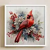 (Stamped/Counted) Cardinal Bird- 11CT Cross Stitch 40*40cm