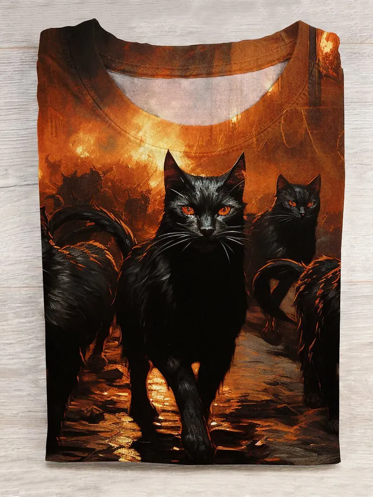 Halloween carnival couple T-shirt