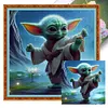 (Multi Style)Groot And Yoda-Full Embroidery 3 Strands 11CT Stamped Cross Stitch-40*40CM