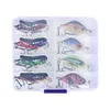 8Pcs Mini Crankbait Wobbler Fishing Lures Artificial Hard Bait Minnow Swimbait