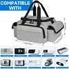 Portable Nebulizer Storage Bag Large Capacity Anti-Scratch Atomizer Organizer Waterproof Wear Resist Nebulizer Carrier Bag for CPAP Machine and Accessories