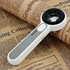 60X Handheld Magnifier with LED Light Illuminated Magnifying Glass for Reading