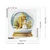 >SALE<5D DIY Full Round Drill Diamond Painting Christmas Crystal Balls J Decor 50x50cm