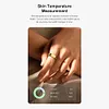 R09 Smart Ring Waterproof Body Temperature Health Sleep Monitor for Men Women