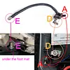 WOYO Modify Lithium to AGM Battary Cable Kit for Porsche Cayenne 2018-2023