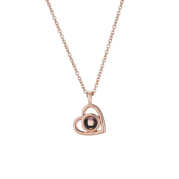 Personalized Heart Photo Necklace Please upload your photo first, and then place an order, we will send it to you after making it