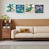 (US Local)4pcs/set Girl-Special Shaped Diamond Painting Kit(30x30cm)
