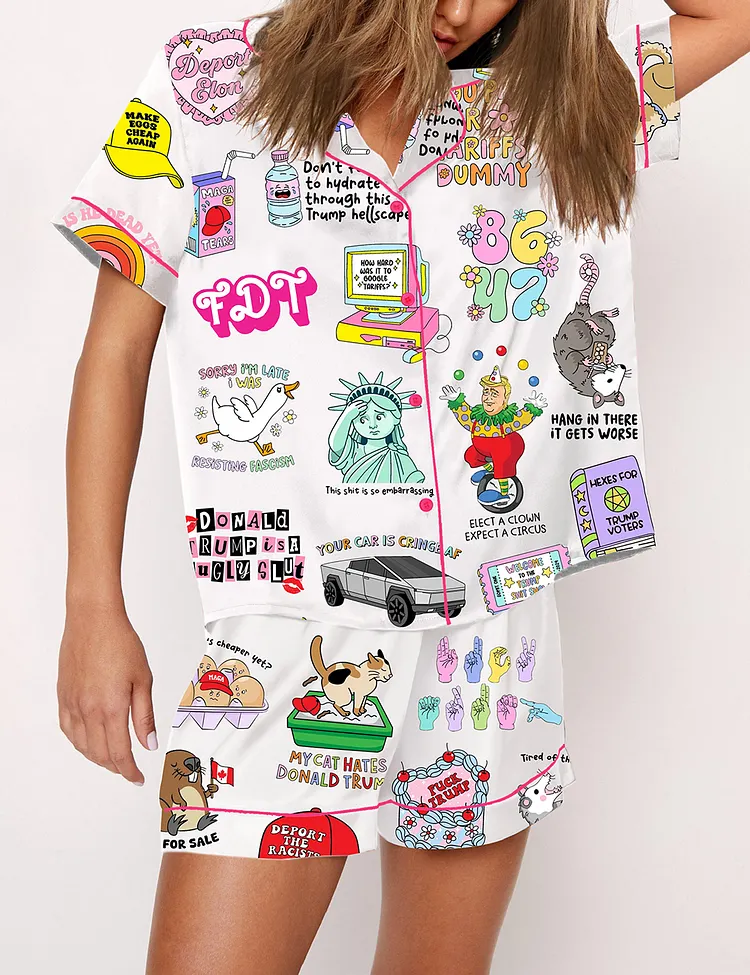 Women's Anti Maga Resist Pajama Set